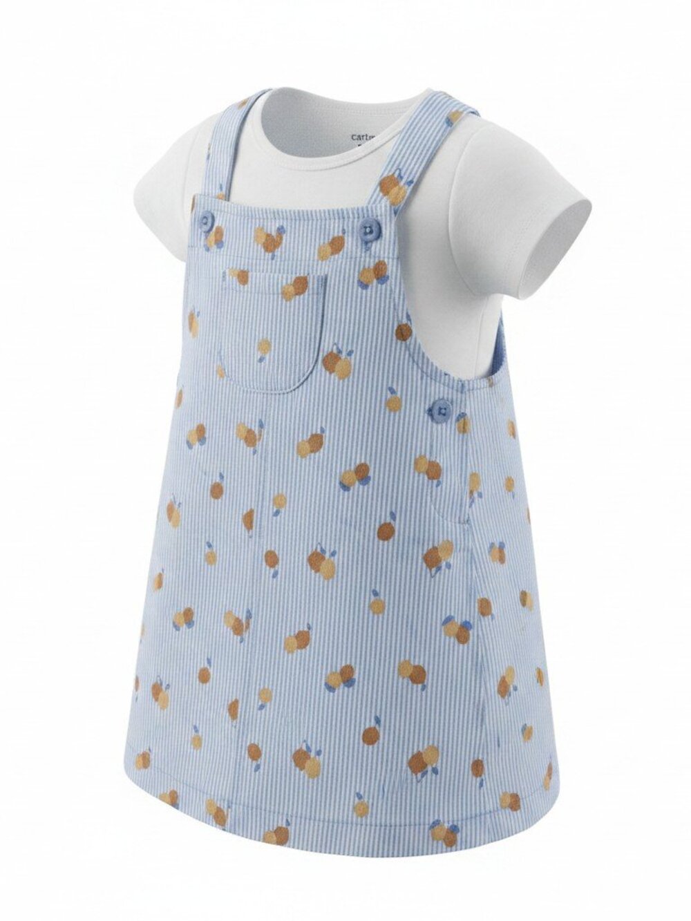 Carter's 2-Piece Cherry Print Dress Set Size 18M NWT Minor Defect - Picture 2 of 11